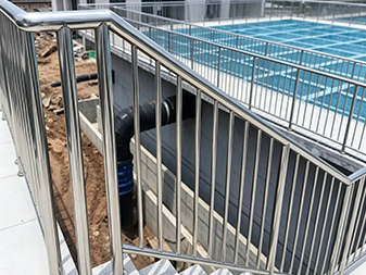 T030 th&eacute;p kh&ocirc;ng gỉ Guardrail 